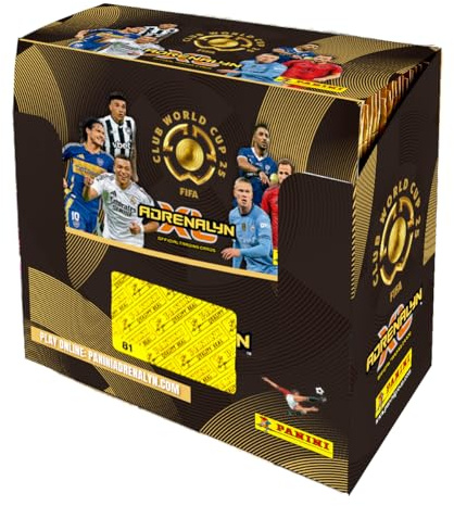 2025 Panini Adrenalyn XL Club World Cup Cards - 50-Pack Box (300 Cards)