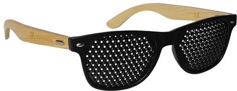 pavoreale Gafas estenopeicas conicas,lentes reticulares,varillas de bambu,vista cansada, gafas de descanso, del metodo Bates ebook gratis, varillas de bambu