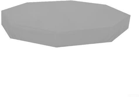 Copertura ottagonale per sabbiera, 213 cm di lunghezza x 198 cm di larghezza x 22,8 cm di altezza, in resistente tessuto Oxford, per esterni e protezione da detriti e pioggia, area giochi per bambini