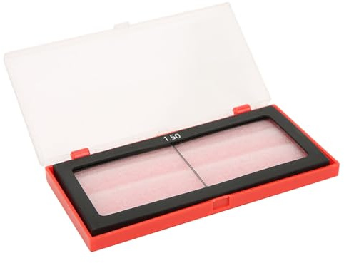 Fafeicy Lente de Lupa para Soldar 1.5 Dioptrías con Protección Ocular, Vidrio de Aumento 5x4 cm, Espesor 3 mm, Tamaño Caja 11x5.5x1.5 cm