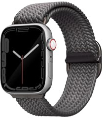 Uniq Aspen Bracelet Tresse Apple Watch 40 38MM GRIS Granite
