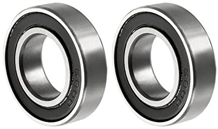 QUARKZMAN 6800-2RS 10x19x5mm Kugellager x 2Stk. Kohlenstoffstahl für Maschinen und Werkzeuge Doppelt versiegelt