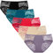 INNERSY Hipster Damen Spitze Bequeme Unterhosen Sexy Unterwäsche Frauen Slips Mehrpack 5 Pack (M, Beige/Blau/Rot/Lila/Schwarz)