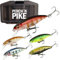 Wobbler im 5er Set für Forelle & Barsch, 5,5cm, Kunstköder Set für Spinnfischen, Minnow Köder sinkend für Süßwasser, Ultra Light 4,4 g I 5,5 cm in verschiedenen Dekoren, Forellenköder (Set-3)