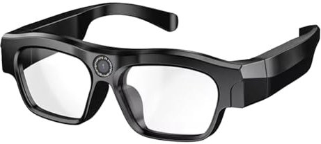 Puleuroy Intelligente 4K-Bluetooth-Brille, Integriertes Fotografieren und Aufzeichnen Von Videos mit WLAN-Hotspot, mit 64G-Karte