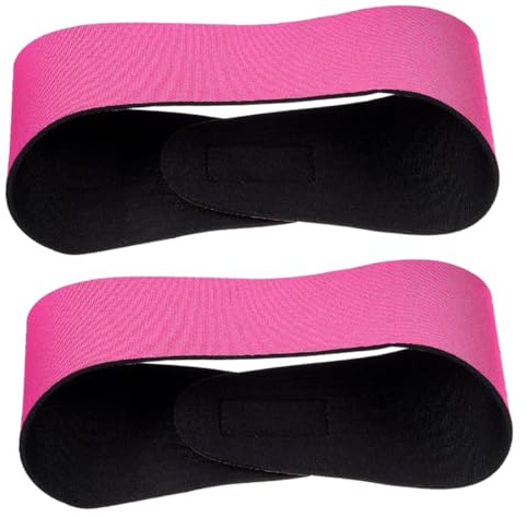 HONITANO 2 pezzi Fasce per Capelli Impermeabili con Protezione Orecchie per Nuoto e Doccia in Neoprene Antiscivolo e Traspirante Fasce Medie per Adulti