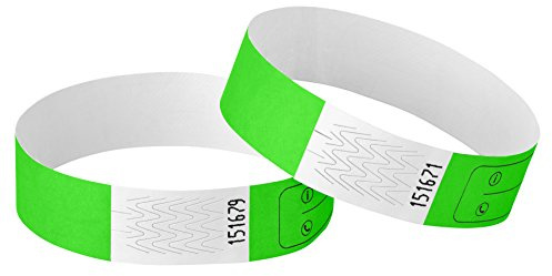 Haftpunkt Braccialetto di emergenza per bambini (set da 20) e adulti con chiusura di sicurezza – resistente agli strappi – impermeabile – bracciale SOS Premium – bracciale di sicurezza (unisex, verde