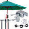 Sonnenschirmhalter Balkongeländer,Sonnenschirm Halterung Balkon Schirmhalterung Balkongeländer Balkon Schirmständer Ø25-38mm,Für maximale Breite 5cm für Geländer Garten Terrasse Balkon oder Tisch