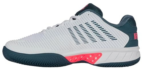 K-Swiss Herren Hypercourt Express 2 Tennis Shoe, WHT/STRGZER/NBLZE, 45 EU