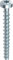 MULTI-MONTI-plus Betonschraube blau verzinkt Panhead mit TX 10,0x60 - 25 Stück
