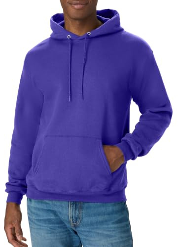Hanes EcoSmart huvtröja för män i fleece