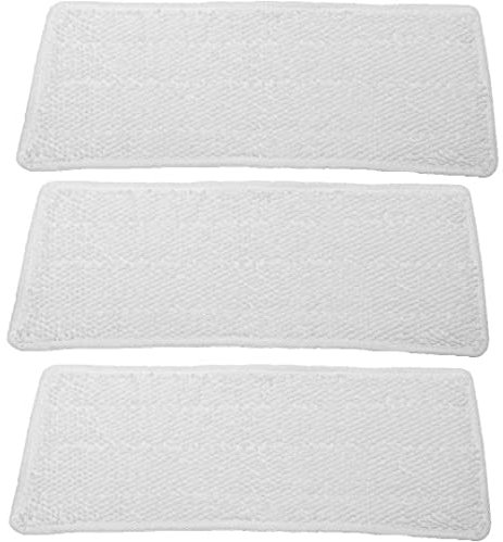 3 waschbare Ersatzbezüge Pads Tücher aus Mikrofaser kompatibel mit Vileda Steam XXL Power Pad Dampfreiniger