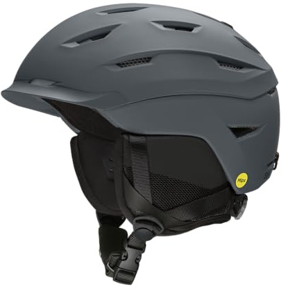 Smith Level Helmet for Men – Adult Snowsports Helmet with MIPS Technology + Zonal Koroyd Coverage – Lightweight Protection for Skiing & Snowboarding – Matte Slate, Large