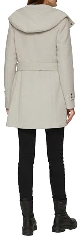 s.Oliver Kurzer Wollmantel mit Bindegürtel