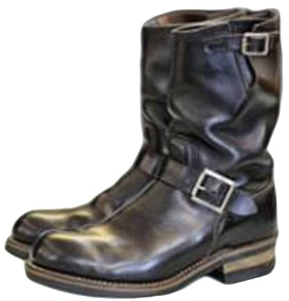 tinetill Bottes et Boots Homme Vintage Western Cowboy Bottes Décontracté Équitation Moto Bottes en Plein Air Mode sans Lacet Chaussures Équestres