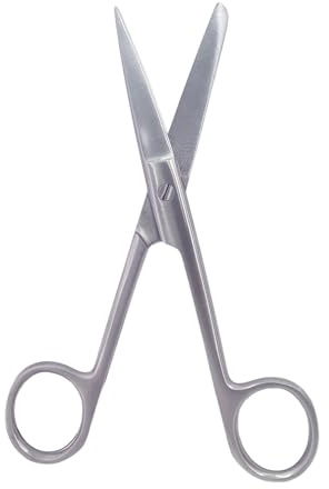 NJ Enterprises Forbici da infermieristica smussate da 14 cm, per primo soccorso, multiuso, affilate, smussate, in acciaio inox, forbici da medicazione autoclavabili per uso domestico