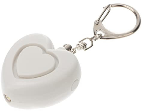 Angoily Sirena Anti Temporaneo Dispositivo Di Sicurezza Personale Chiave Allarme Rapina Serrature Allarmi Per Porte Spioncino Per Porta Blindata Regolabile Cancello Plastica Bianca