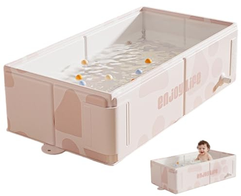 Bañera plegable para bebés, Bañera plegable para bebés, Bebé con soporte ergonómico para recién nacidos y niños pequeños, portátil que ahorra espacio, Estilo-3