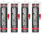 Montagekleber 4 x 310ml | weißer Montagekleber mit hoher Anfangshaftung | 130kg/m2 | zur Befestigung von Sockelleisten | extra Stark haftend | Konstruktionskleber Styroporkleber Baukleber | Kartusche
