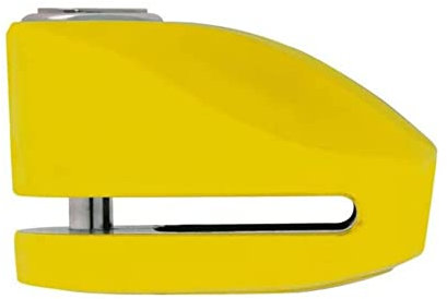 ABUS Bremsscheibenschloss Element 277 – Roller- und Motorradschloss – 10 mm Schließbolzen – ABUS-Sicherheitslevel 7 – gelb