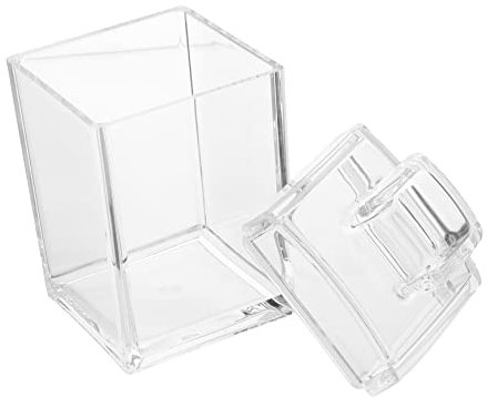 BESTonZON 1 Pc Pot Scellé Récipient Distributeur Récipient Transparent Avec Couvercle Bidon De Stockage D'aliments Secs Récipient Avec Couvercle Bidon De Noix Acrylique Produits Séchés
