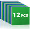 Lekebaby Classic Baseplates Building Base Plates for Building Bricks,10 x 10 Baseplates 100% Compatible with Major Brands,Pack of 12,Green/Blue/Grey