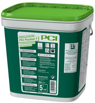 PCI Pecimor F 5 L Bitumen-Grundierung auf Kelleraußenwände und Fundamente Bitumen-Schutzanstrich Sika