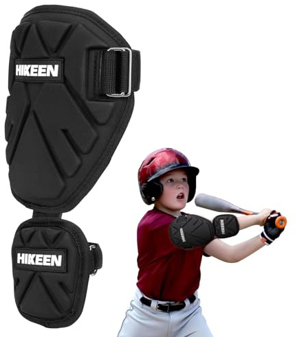 Hikeen Baseball Elbow Guard,Elbow Pads for Softball & Baseball Batting ,Forearm Guard for Protecting Biceps Forearm Elbow,Elbow Shield for Youth , Kids