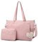 Makukke Cord Tote Bag Shopper Tasche Damen Umhängetasche Groß Handtasche Schultertaschen für Arbeit Büro Reisen Einkaufen Schule