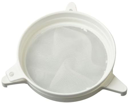 ELAYARD Doppeltes Nylon honigsieb Kunststoff Honigfilter Bienenzucht Werkzeug mit Großem Fassungsvermögen Rostfrei Korrosionsbeständig für Imker Anfänger und Honigfilterung