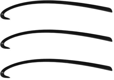 HOMOCONO Skohorn med Halkfri Plastgrepp Ergonomisk Design för Seniorer och Gravida Enkel på Avtagning av för Vardagsbruk och Resor Blå