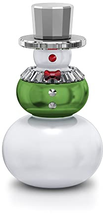 Swarovski Figura de muñeco de Nieve, Cristal y Metal, Multicolor, 6,6 cm