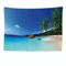 Ulticool - Wandteppich Tapestry Dekoration Wohnung - Strand Natur Meer Insel Palme - 200 x 150 cm groß - Wandtuch Wandbehänge - Accessoires für Schlafzimmer Wohnzimmer Kinderzimmer