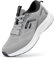 FitVille Zapatillas Running Hombre Anchos Zapatos para Correr de Exterior Transpirables Deportivo Sneakers Antideslizantes Gris 42.5 EU Ancho