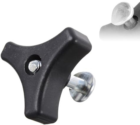 Triangolo Maniglia Manopola Dado, Bullone a Vite per Tosaerba, Tosaerba Triangolare Maniglia, Bullone di Ricambio per Tosaerba, Tosaerba Triangolo Maniglia Manopola Vite Dado, Nero