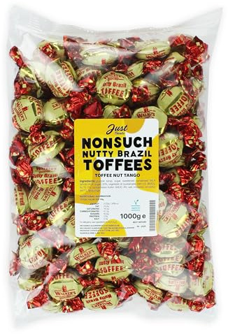 Just Treats Nonsuch Nutty Brazil Toffees (1kg Party Bag)