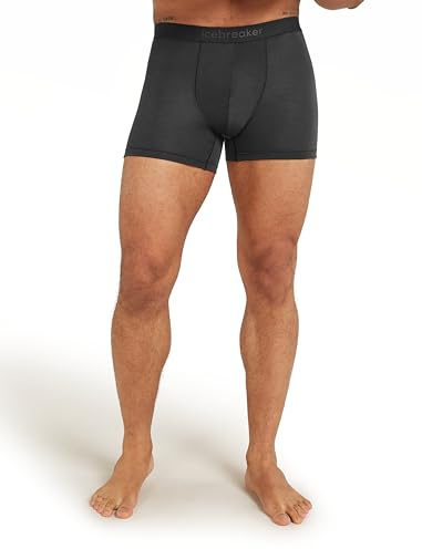Icebreaker Herren Merino 150 Anatomica Boxer Unterwäsche, Schwarz, Large