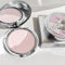 KARLOR Kompaktpuder Palette, Compact Powder mattierend Puder Gesicht Make up Finish,fixing powder porenverfeinernd deckend langhaltend High Definition Finishing Powder für Gesunde Hauttöne (01#rosa)