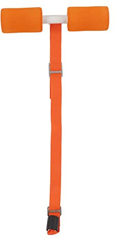 Sit-Up-Bar, Boden-Sit-Up-Trainingsgerät, Sit-Up-Hilfe, verstellbares Sit-Up-Assistent-Gerät, Starke Tragfähigkeit, leicht und einfach zu tragen für den Haushalt (Orange)
