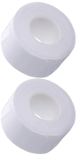 POPETPOP 2 Rouleaux Coussinet Anti-Transpiration pour Chapeaux et Cols, Absorbant la Sueur, Tissu Non Tissé Blanc, Protection Respirante et Élimination des Odeurs, 2 Style Plusieurs Styles