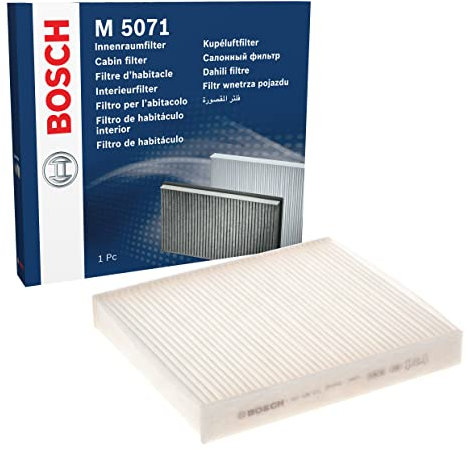 Bosch M5071 Filtro de Habitáculo Estándar - Filtro de Repuesto - Eficaz Contra Polen y Polvo, para un Aire más Limpio en el Vehículo