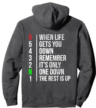 Motorbike Motorcycle Gears When Life Gets You Down Pullover Hoodie