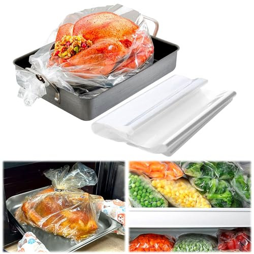10 Pack Turkey Roasting Bags For Oven Cooking Extra Large,Turkey Size Cooking Roasting Bags for Roasting Chicken,Meat,Fish and Vegetables (41 * 46cm)