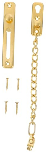 Gatuida Cerradura Cadena de Seguridad para Puertas de Acero Inoxidable Diseño Estilizado Fácil Instalación Duradera y Resistente Antirrobo para Hogar y Oficina