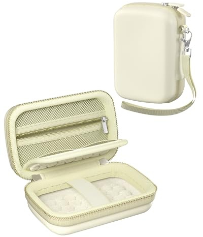 ProCase Digital Camera Case for Kodak Pixpro, Compact Travel Bag -Cream