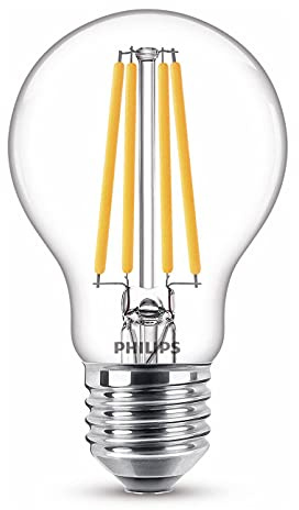 Philips LED Classic E27 WarmGlow Lampe, 100W, dimmbar, warmweiß
