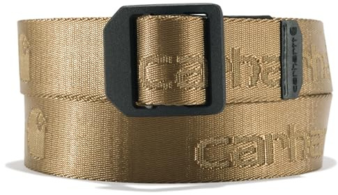 Carhartt Men's, Casual Rugged for Men, Available in Multiple Styles, Colors & Sizes Belt, Yukon, M