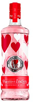 Puerto de Indias – Love Edition – Ginebra de Fresa Premium – Strawberry Premium Gin – 70 cl – 37.5º