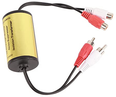 Soppressore di Rumore, Soppressore di Rumore 15A Stereo Anti Interferenza Audio Amplificatore Filter Ground Loop Noise Noise Isolatore