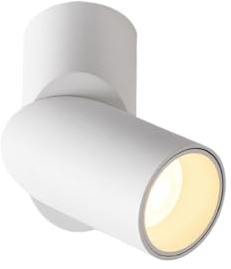 Foco Luz de Techo Super Brillante Downlight LED Montaje Ajustable Nórdico Hogar Dormitorio Sala de Estar Mural Fondo Pared Techo Pasillo Baño Escalera Iluminación Blanco